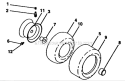 Part Location Diagram of 106277X624 Craftsman Rim Assembly 12"