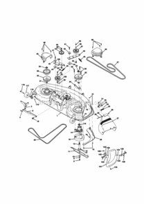 Page J Diagram and Parts List for 917273022  Craftsman Lawn Tractor
