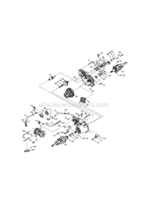 Page K Diagram and Parts List for 917273022  Craftsman Lawn Tractor