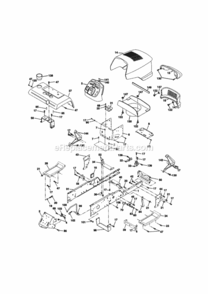 Page B Diagram and Parts List for 917273022  Craftsman Lawn Tractor