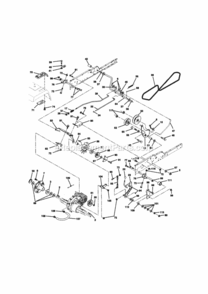 Page C Diagram and Parts List for 917273022  Craftsman Lawn Tractor