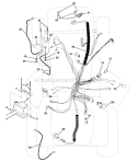 Part Location Diagram of 166176 Craftsman Ignition Harness