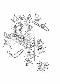 Page J Diagram and Parts List for 917273030  Craftsman Lawn Tractor
