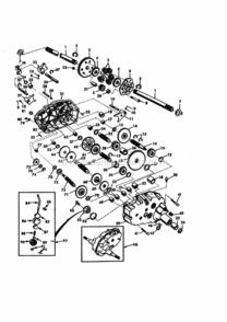 Page K Diagram and Parts List for 917273030  Craftsman Lawn Tractor