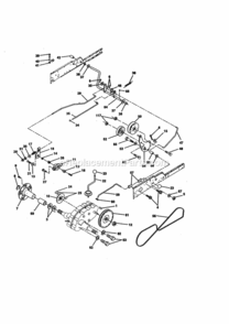 Page C Diagram and Parts List for 917273030  Craftsman Lawn Tractor
