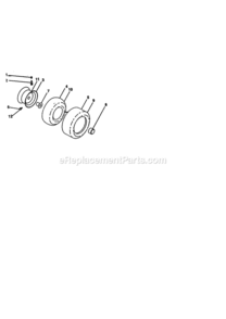Page H Diagram and Parts List for 917273030  Craftsman Lawn Tractor