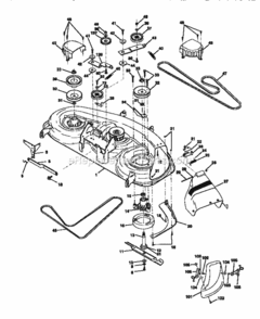 Page J Diagram and Parts List for 917273040  Craftsman Lawn Tractor