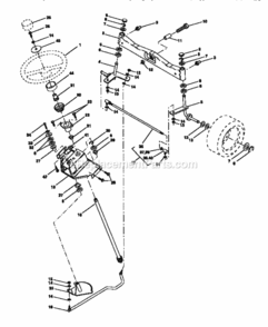 Page D Diagram and Parts List for 917273040  Craftsman Lawn Tractor