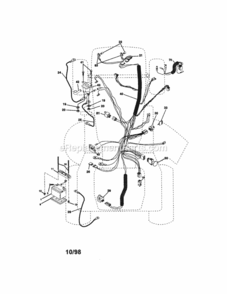 Page A Diagram and Parts List for 917273041  Craftsman Lawn Tractor