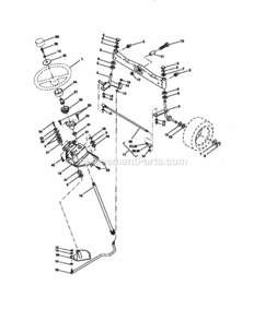 Page D Diagram and Parts List for 917273041  Craftsman Lawn Tractor