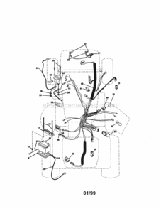 Page A Diagram and Parts List for 917273050  Craftsman Lawn Tractor