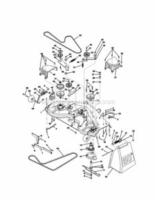 Page J Diagram and Parts List for 917273050  Craftsman Lawn Tractor