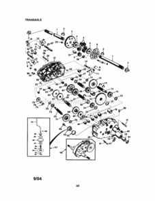 Page K Diagram and Parts List for 917273050  Craftsman Lawn Tractor