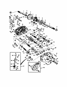 Page K Diagram and Parts List for 917273052  Craftsman Lawn Tractor