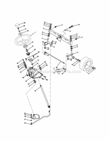 Page D Diagram and Parts List for 917273052  Craftsman Lawn Tractor