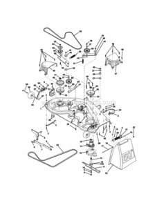 Page J Diagram and Parts List for 917273060  Craftsman Lawn Tractor