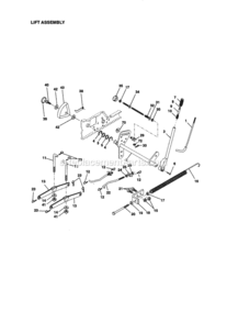 Page I Diagram and Parts List for 917273061  Craftsman Lawn Tractor