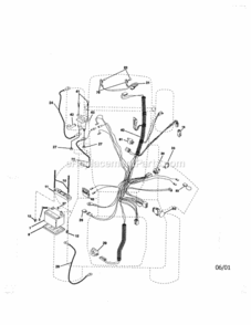 Page A Diagram and Parts List for 917273070  Craftsman Lawn Tractor
