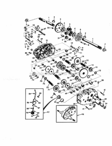 Page K Diagram and Parts List for 917273070  Craftsman Lawn Tractor