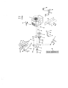 Page H Diagram and Parts List for 917273070  Craftsman Lawn Tractor