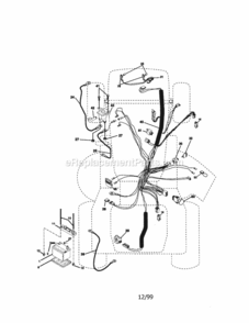 Page A Diagram and Parts List for 917273080  Craftsman Lawn Tractor