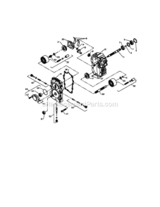 Page K Diagram and Parts List for 917273080  Craftsman Lawn Tractor
