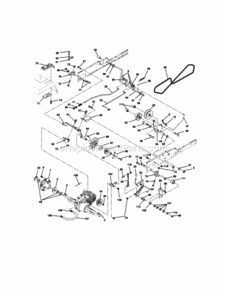 Page C Diagram and Parts List for 917273080  Craftsman Lawn Tractor
