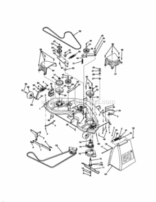 Page J Diagram and Parts List for 917273090  Craftsman Lawn Tractor