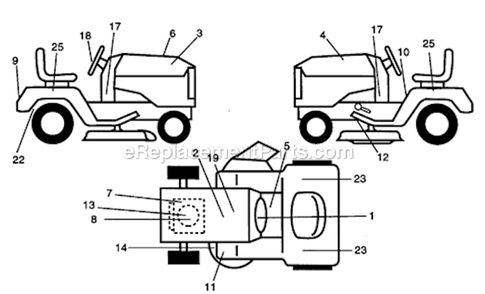 Part Location Diagram of 163266 Craftsman Decal, Dash