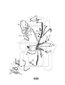 Page A Diagram and Parts List for 917273101  Craftsman Lawn Tractor