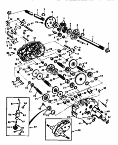 Page K Diagram and Parts List for 917273110  Craftsman Lawn Tractor