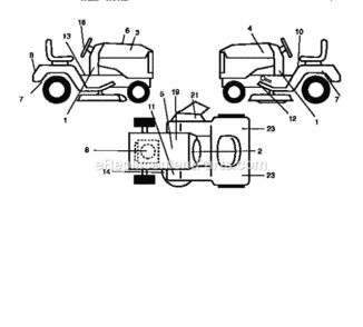 Part Location Diagram of 13644 Craftsman Decal, Maintenance