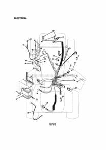Page A Diagram and Parts List for 917273113  Craftsman Lawn Tractor