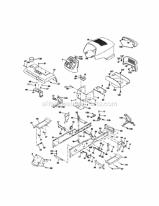 Page B Diagram and Parts List for 917273114  Craftsman Lawn Tractor