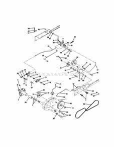 Page C Diagram and Parts List for 917273114  Craftsman Lawn Tractor