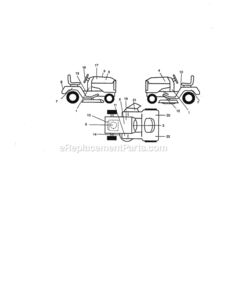 Part Location Diagram of 189009 Craftsman SKIRT.20RD/S