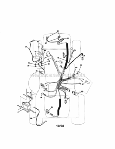 Page A Diagram and Parts List for 917273121  Craftsman Lawn Tractor