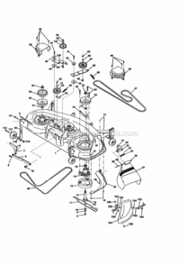 Page J Diagram and Parts List for 917273121  Craftsman Lawn Tractor