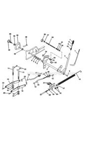 Page I Diagram and Parts List for 917273121  Craftsman Lawn Tractor