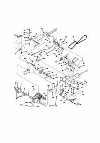 Page C Diagram and Parts List for 917273122  Craftsman Lawn Tractor