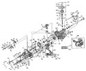 Hydro Gear Transaxle Diagram and Parts List for 917273140  Craftsman Lawn Tractor