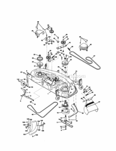 Page J Diagram and Parts List for 917273200  Craftsman Lawn Tractor