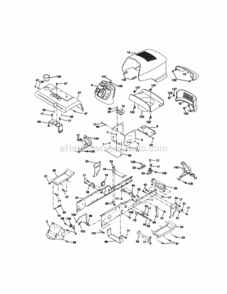 Page B Diagram and Parts List for 917273201  Craftsman Lawn Tractor