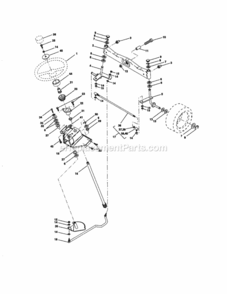Page D Diagram and Parts List for 917273201  Craftsman Lawn Tractor