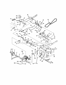 Page C Diagram and Parts List for 917273221  Craftsman Lawn Tractor