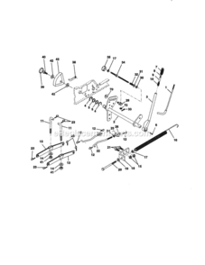Page I Diagram and Parts List for 917273221  Craftsman Lawn Tractor