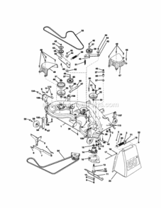 Page J Diagram and Parts List for 917273222  Craftsman Lawn Tractor