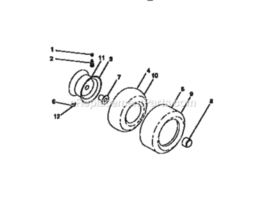 Page H Diagram and Parts List for 917273320  Craftsman Lawn Tractor