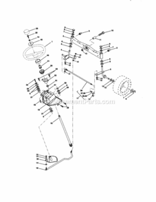 Page D Diagram and Parts List for 917273321  Craftsman Lawn Tractor