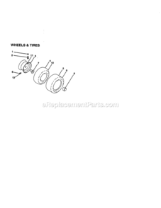 Page H Diagram and Parts List for 917273321  Craftsman Lawn Tractor